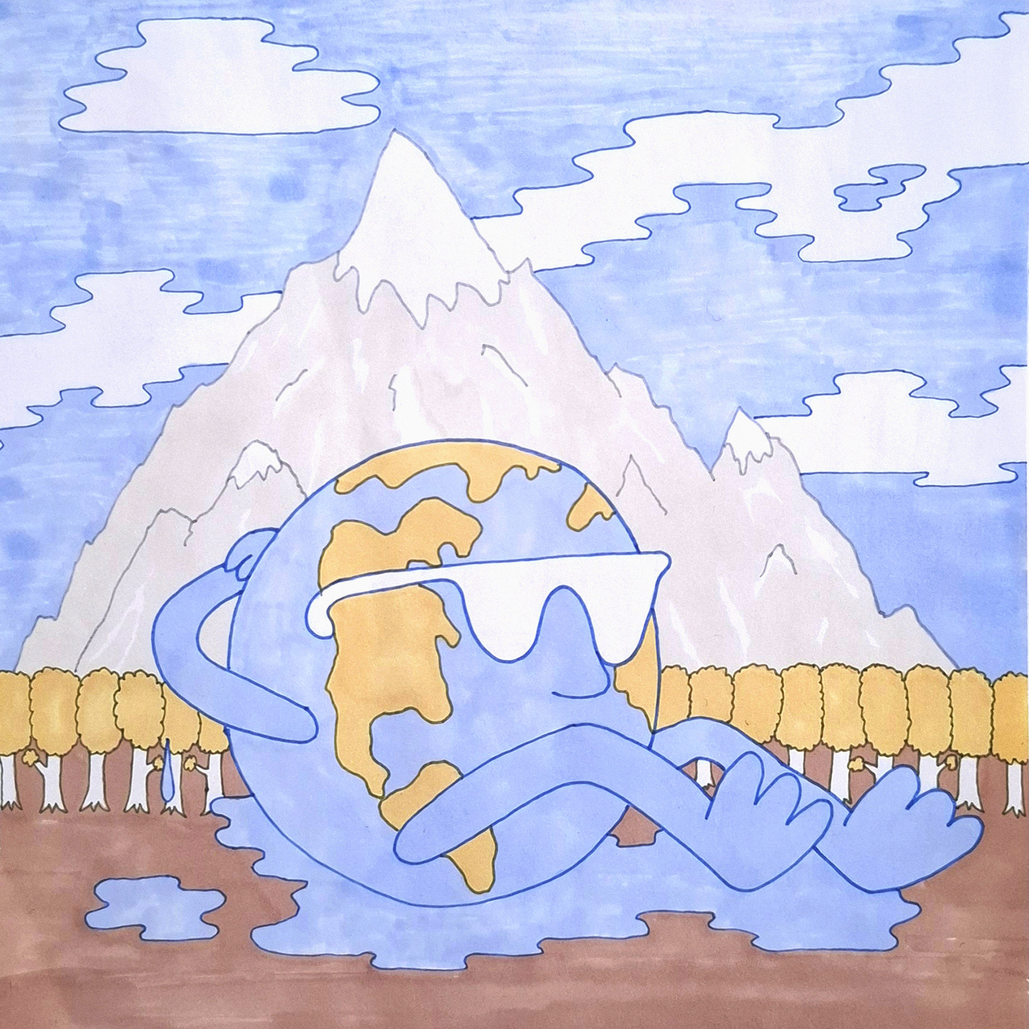 Cover for Artsy Records compilation.