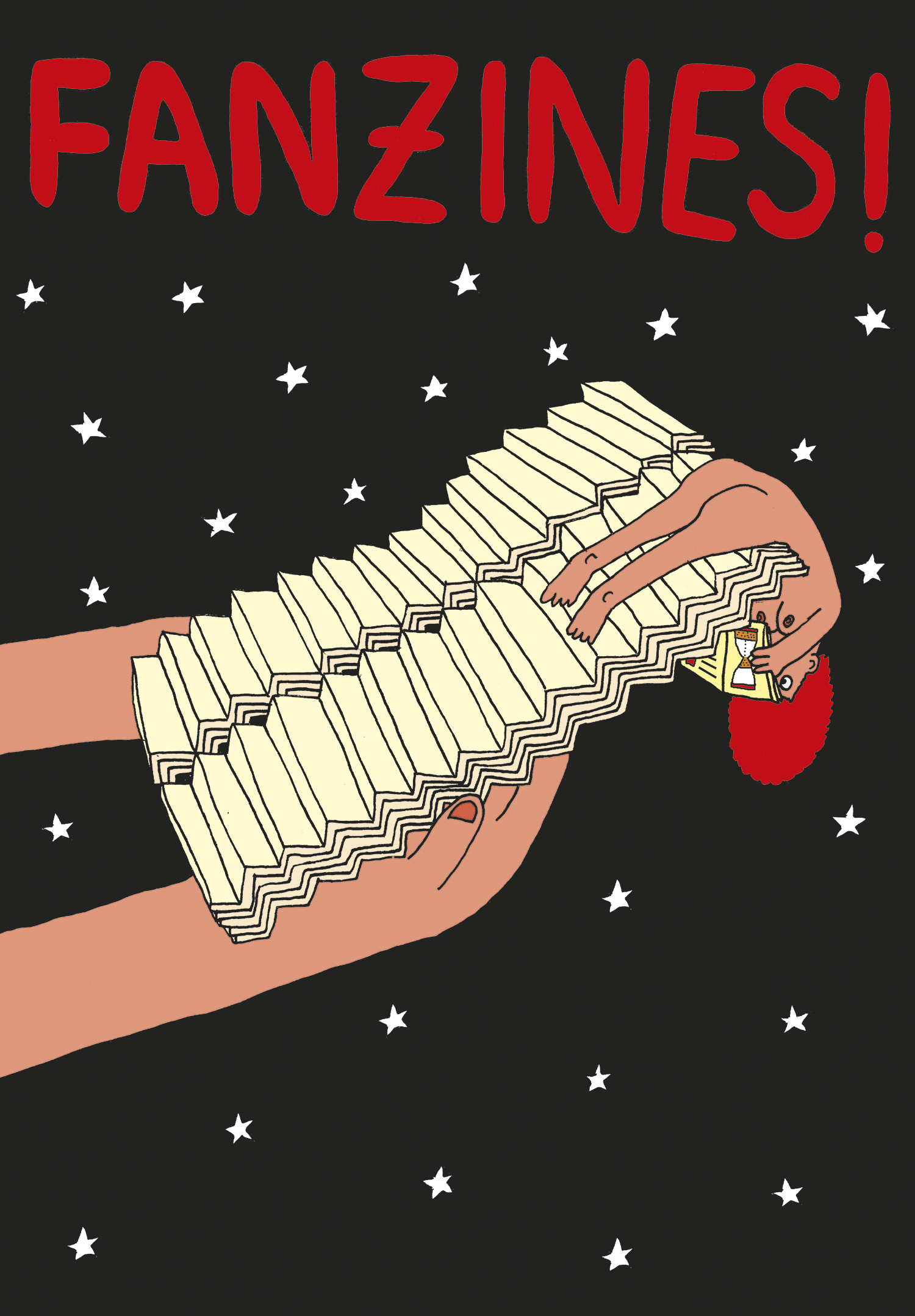 Poster for Fanzines Festival.