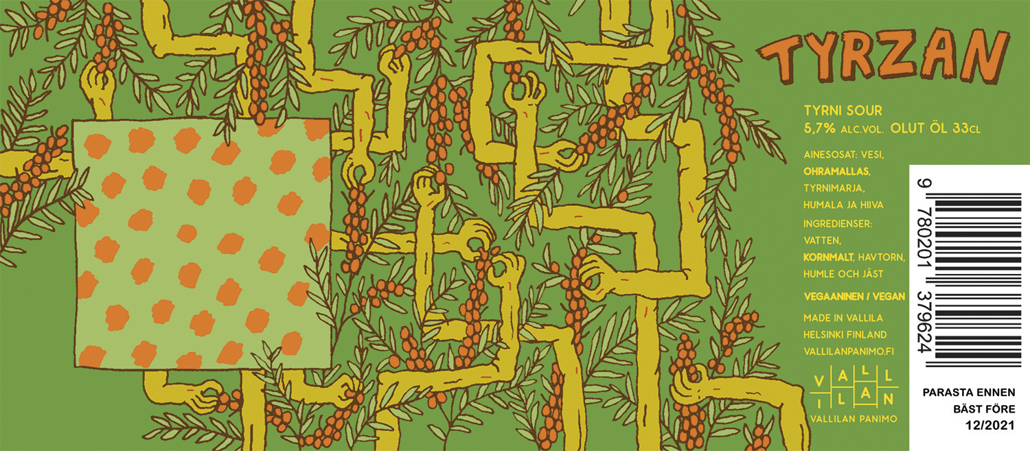 Label for Vallilan panimo.
