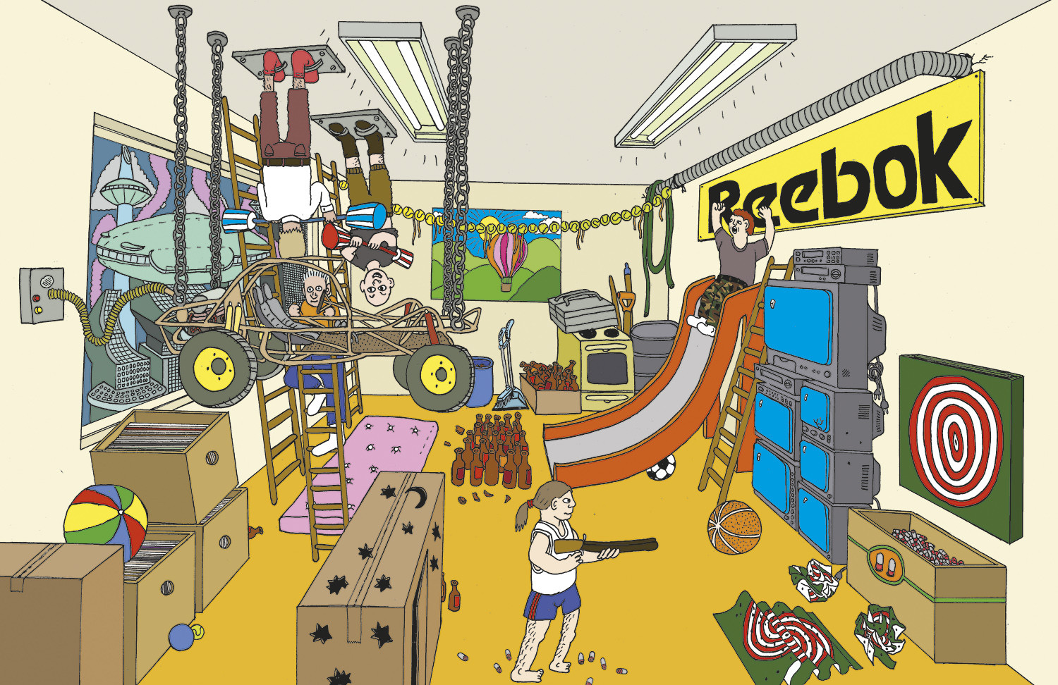 Illustration for Vice Italy & Reebok.