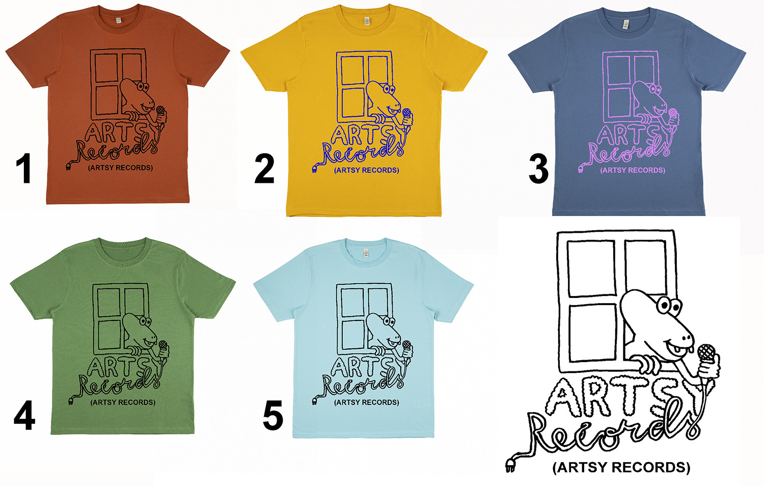 T-Shirt design for Artsy Records.