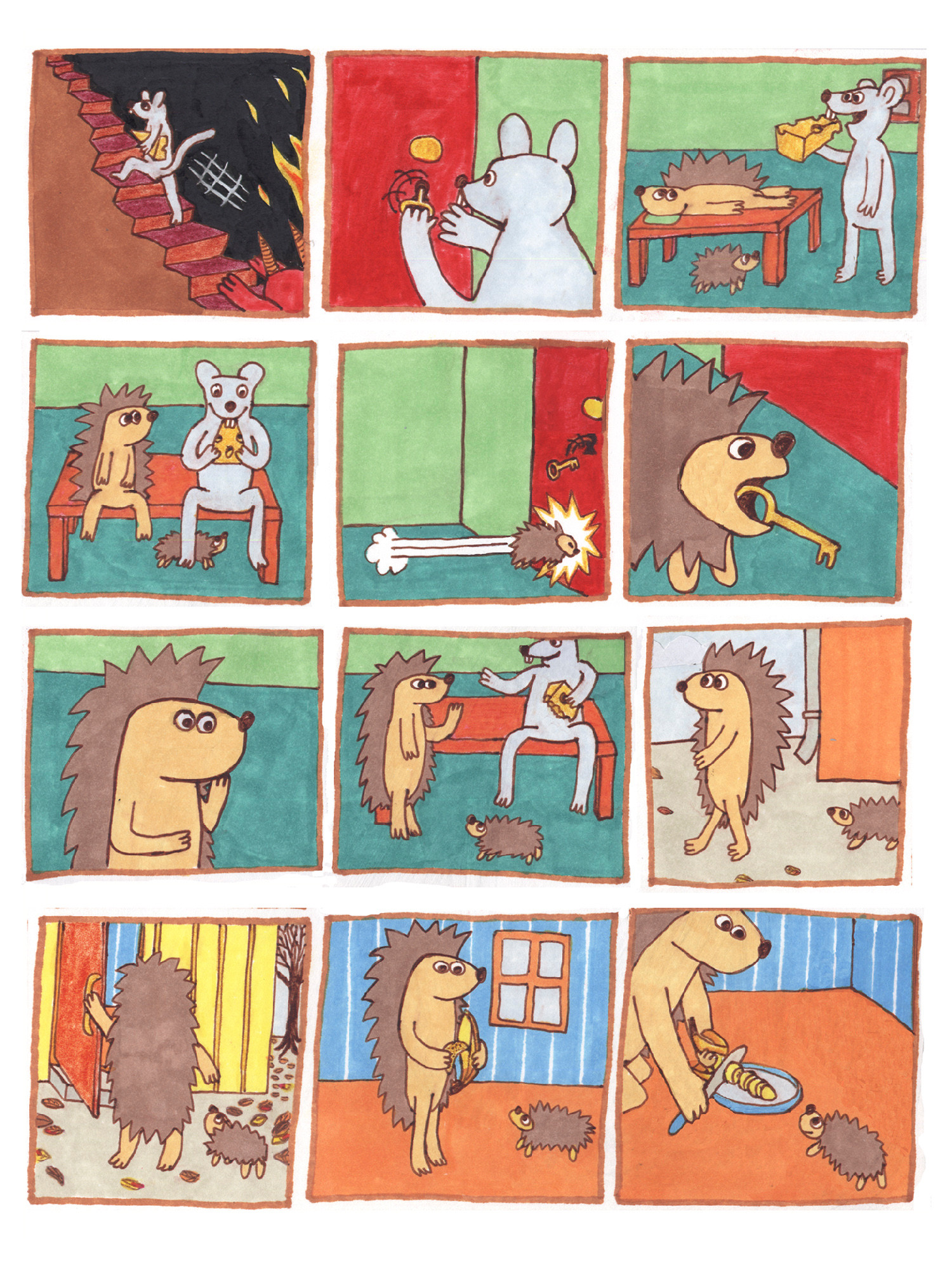 Eläimiä — sample page 3