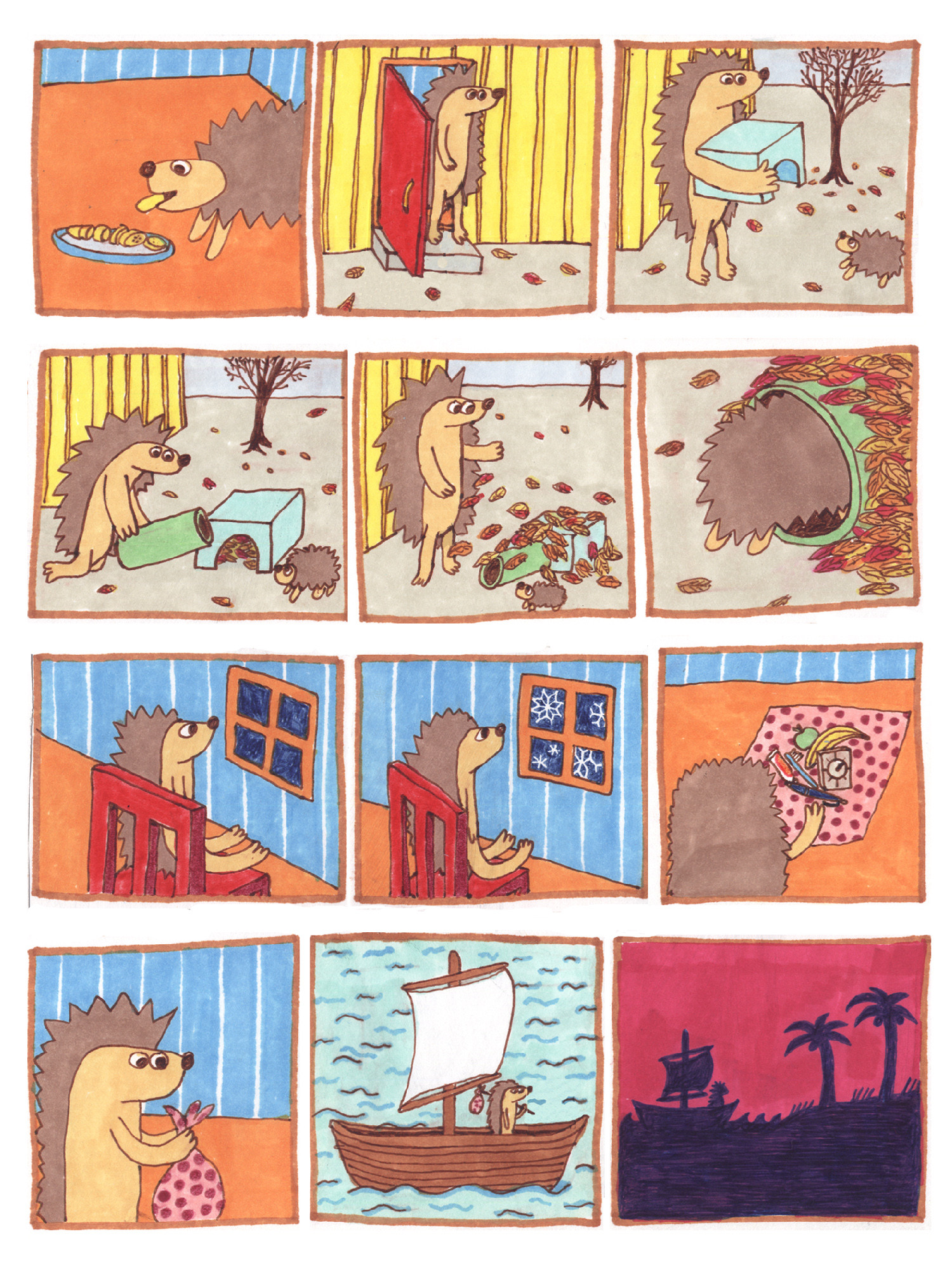 Eläimiä — sample page 4